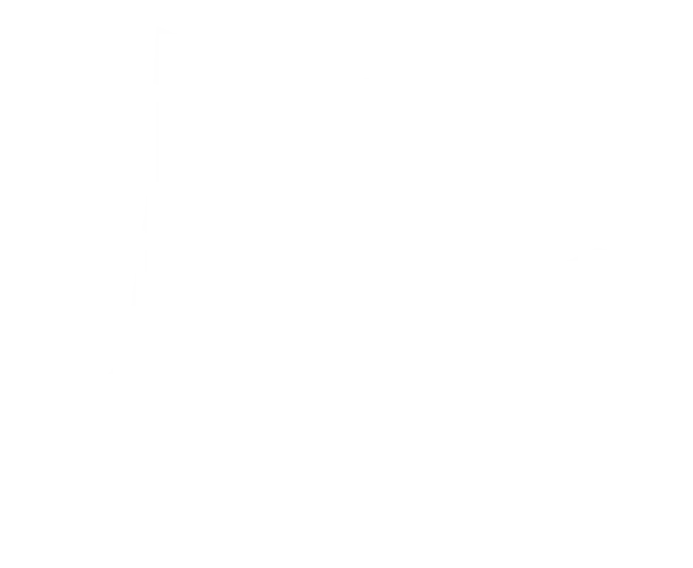 A white silhouette of a geographic area on a black background.