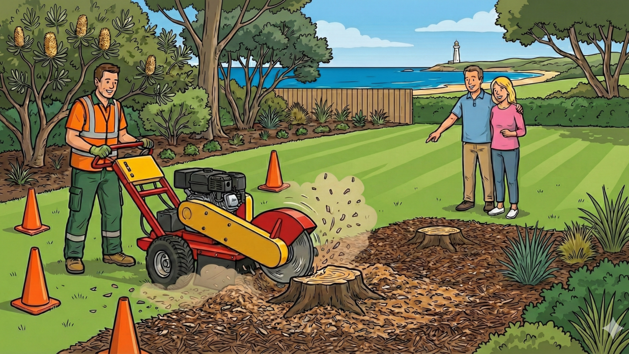The Job’s Not Done- Why Stump Removal is Essential for Your Surf Coast Property